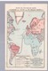 Voies De Navigation Entre L' Europe Et L`Etat De ST PAULO BRESIL  Landkarte MAP Litho Ca 1910 2 Scans (2) - Cartes Géographiques