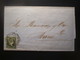 1861 CUBA COVER With 1/2 REAL STAMP - Préphilatélie