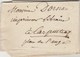 Lettre Sans Marque Postale De MALAUCENE Vaucluse  13/10/1836 Pour Carpentras - 1801-1848: Précurseurs XIX