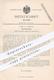 Original Patent - E. Biega , Breslau , 1890 , Wasserleitungsventil | Wasserleitung - Ventil | Wasserhahn , Klempner !!! - Historische Dokumente
