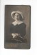 00642 CDV Imperial Russia Tiflis Young Lady Hat Photographer Vepper - Persone Anonimi