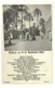 CARTE POSTALE ANCIENNE MENU SEPTEMBRE 1906 AFRIQUE ATTELAGE ANIMATION - Non Classés