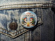 Pin Button Badge Ø38mm La Chouffe Bière N'Ice ( 3 ) - Beer