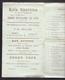 NANCY PROGRAMME PUBLICITAIRE 1912 CERCLE DES MERIDIONAUX ET BOULE MERIDIONALE PETANQUE + MENU CHAMPAGNE VENOGE - Bowls - Pétanque