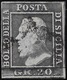 ITALIE Sicile N°23 Obl,  20 Grana TTB Signé Scholl - Sicilia