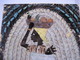 Tableau Composant Une Femme Africaine Portant Des Fruits Sur La Tète  En Ailes De Papillons  Magnifique T.B.E. - Art Africain