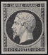 1853 Louis Napoléon III N°13** Essai En Noir Sur Papier Blanc Pleine Gomme Rare - Autres & Non Classés