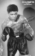 PHOTO BOXE BOXEUR   ANTOINE MARTIN  DEDICACEE POUR BOXEUR  ROLAND THIBAUD  FORMAT  14 X 9 CM - Authographs