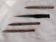 WW1 AERIAL FLECHETTES ALLEMANDES 4 SORTES DIFFERENTS - Knives/Swords