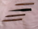 Delcampe - WW1 AERIAL FLECHETTES ALLEMANDES 4 SORTES DIFFERENTS - Knives/Swords