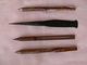 Delcampe - WW1 AERIAL FLECHETTES ALLEMANDES 4 SORTES DIFFERENTS - Knives/Swords