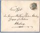 Danmark Kjobenhavn 1878, 20 Ore On Letter To Prince Moritz Von Sachsen-Altenburg, By Helmuth Von Hardenberg ? - Storia Postale