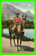 MÉTIERS - ROYAL CANADIAN MOUNTED POLICE IN BANFF, CANADIAN ROCKIES -  PUB. BY THE COAST PUB. CO - - Police - Gendarmerie