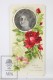 Old Modernist Trading Card / Chromo Flower - Red Rose &amp; Model - Jaime Boix N&ordm; 5 - Otros & Sin Clasificación
