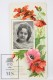 Old Modernist Trading Card / Chromo Flower -  Poppy &amp; Model - Jaime Boix N&ordm; 30 - Otros & Sin Clasificación