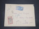 INDE - Enveloppe En Recommandé De Pondichery Pour Paris En 1926 , Affranchissement Plaisant - L 16584 - Covers & Documents