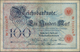 Deutschland - Deutsches Reich Bis 1945: Set Mit 4 Noten 100 Mark 1898 Ro.17 In F-, 100 Mark 1903 Ro. - Autres & Non Classés