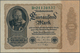 Deutschland - Deutsches Reich Bis 1945: 1000 Reichsmark 1922 "Reichsdruck" Ro 81ac, In Erhaltung: AU - Other & Unclassified