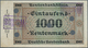Deutschland - Deutsches Reich Bis 1945: 1000 Rentenmark 1923, Ro.161 Mit Mehreren Entwertungslöchern - Otros & Sin Clasificación
