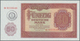 Deutschland - DDR: Seltene Banknote Zu 50 Mark 1955 Militärgeld Ro 377a Mit Handstempel Der NVA Auf - Altri & Non Classificati