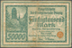 Deutschland - Nebengebiete Deutsches Reich: Danzig: 50.000 Mark 1923, Ro.797, Stärker Gebraucht, Ver - Altri & Non Classificati