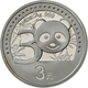 China - Volksrepublik: Lot 2 Silbermünzen: 10 Yuan 2012 Jahr Des Drachen Farbmünze, 1 OZ 999/1000 Si - Chine