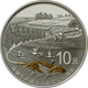 China - Volksrepublik: Set 2 Münzen 2014 60. Jahrestag Der Xinjiang Produktion: 10 Yuan 1 OZ Silber - Chine