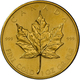 Kanada - Anlagegold: Elizabeth II 1952-,: Lot 2 Goldmünzen: 50 Dollars 1979+1986 Maple Leaf, Je 1 OZ - Canada