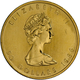Kanada - Anlagegold: Elizabeth II 1952-,: Lot 2 Goldmünzen: 50 Dollars 1979+1986 Maple Leaf, Je 1 OZ - Canada