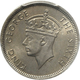 Malaysia: Georg VI. 1936-1952: MALAYA, 10 Cents 1949, KM# 8, Im PCGS Holder MS 65, Vorzüglich. - Malaysie