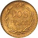 Mexiko - Anlagegold: Lot 2 Goldmünzen: 2 Pesos 1945, Friedberg 170R, 1,65 G 900/1000 Gold + 2,5 Peso - Messico