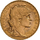 Frankreich - Anlagegold: Dritte Republik 1871-1940: 20 Francs 1907 (Hahn / Marianne). 6,46 G, 900/10 - Otros & Sin Clasificación