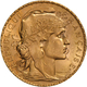 Frankreich - Anlagegold: Dritte Republik 1871-1940: 20 Francs 1908 (Hahn / Marianne). 6,46 G, 900/10 - Altri & Non Classificati