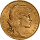 Frankreich - Anlagegold: Dritte Republik 1871-1940: 20 Francs 1911 (Hahn / Marianne), 6,46 G, 900/10 - Altri & Non Classificati