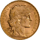 Frankreich - Anlagegold: Dritte Republik 1871-1940: Lot 2 X 20 Francs 1913 (Hahn / Marianne). Je 6,4 - Andere & Zonder Classificatie