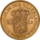 Niederlande - Anlagegold: Wilhelmina 1890-1948: 10 Gulden 1911, KM# 149, Friedberg 349, 6,70 G, 900/ - Monedas En Oro Y Plata