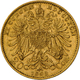 Österreich - Anlagegold: Franz Joseph I. 1848-1916: Lot 5 Goldmünzen: 4 X 10 Kronen (a 3,37 G 900/10 - Autriche