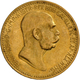 Österreich - Anlagegold: Franz Joseph I. 1848-1916: Lot 5 Goldmünzen: 4 X 10 Kronen (a 3,37 G 900/10 - Austria