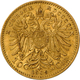 Österreich - Anlagegold: Franz Joseph I. 1848-1916: Lot 5 Goldmünzen: 4 X 10 Kronen (a 3,37 G 900/10 - Austria