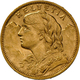 Schweiz - Anlagegold: 20 Franken 1901 B (Vreneli), KM# 35.1, 6.45 G, 900/1000 Gold, Auflage Nur 500. - Altri & Non Classificati