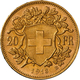 Schweiz - Anlagegold: 20 Franken 1913 B (Vreneli), KM# 35.1, 6.45 G, 900/1000 Gold, Auflage Nur 700. - Autres & Non Classés