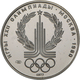 Sowjetunion: Olympiade Moskau 1980: Set Von 5 X 150 Rubel Aus Platin Der Jahrgänge 1977 (Y#152 - 2x) - Russie