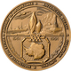 Sowjetunion: Bronzemedaille 1991 - 30 Years Anniversary Of The Antarctic Treaty 1961-1991, 64,8 Mm, - Russia