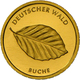 Deutschland - Anlagegold: 4 X 20 Euro Gold Serie Deutscher Wald 2010 - 2012 + 2014: (Eiche, Buche, F - Allemagne