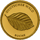 Deutschland - Anlagegold: 5 X 20 Euro Gold Serie Deutscher Wald: 2 X Eiche (2010), 2 X Buche (2011) - Duitsland