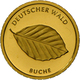 Deutschland - Anlagegold: 5 X 20 Euro Gold Serie Deutscher Wald: 2 X Eiche (2010), 2 X Buche (2011) - Allemagne