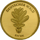 Deutschland - Anlagegold: 5 X 20 Euro Gold Serie Deutscher Wald 2010 - 2014: (Eiche, Buche, Fichte, - Alemania