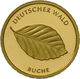 Deutschland - Anlagegold: 5 X 20 Euro Gold Serie Deutscher Wald 2010 - 2014: (Eiche, Buche, Fichte, - Alemania