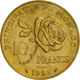 Monaco: Rainier II. 1949-2005: Lot 3 X 10 Francs 1982 ESSAI Fürstin Gracia Patricia (Grace Kelly) In - Monaco