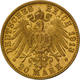 Württemberg: Wilhelm II. 1891-1918: 20 Mark 1913 F, Seltenster Jahrgang, Jaeger 296, Gewicht 7,95 G, - Taler Et Doppeltaler